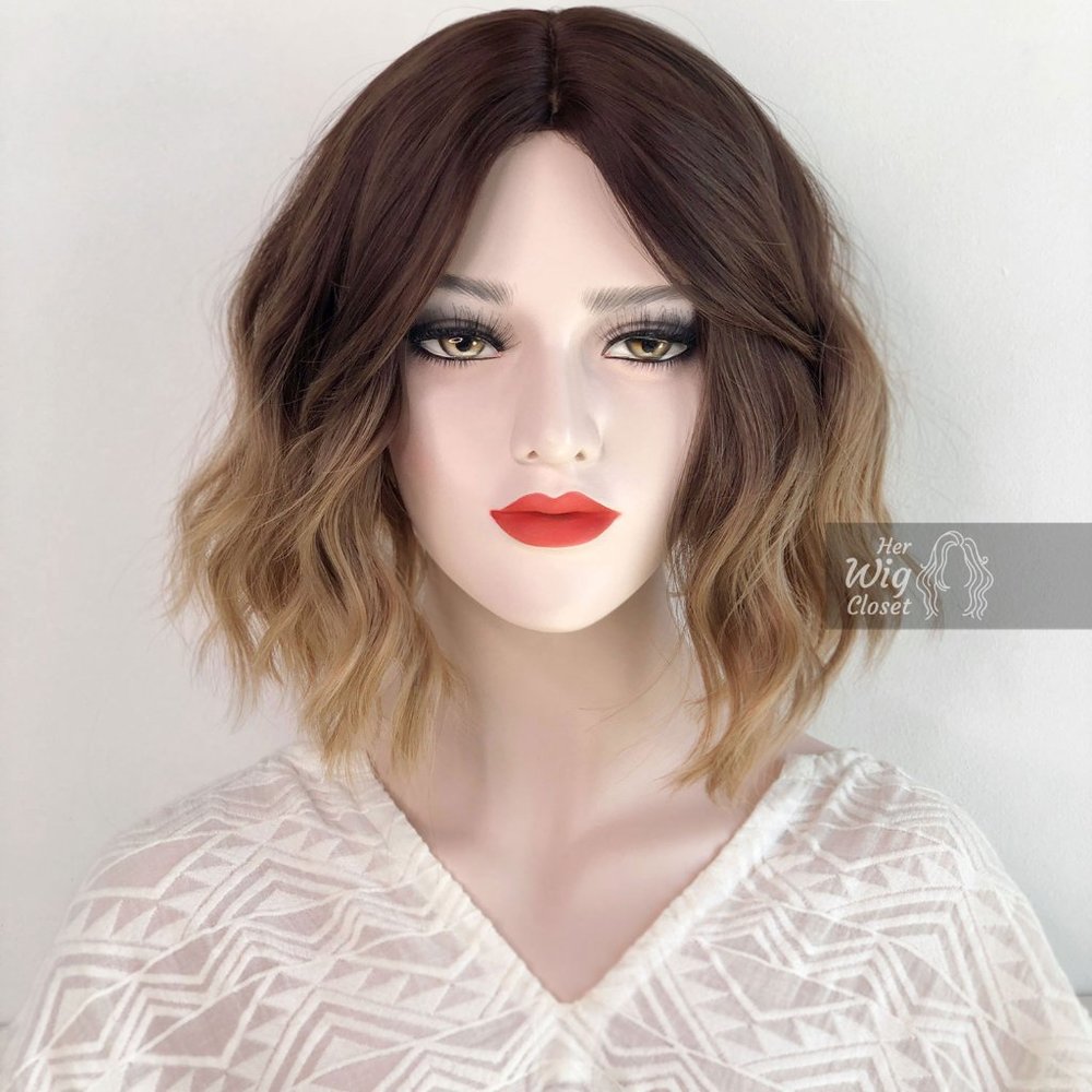Dark Root Blonde Ombre Wig | Blake